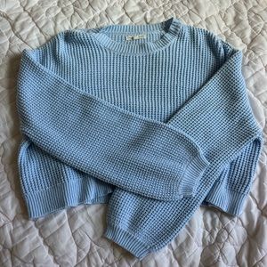 LA Hearts Cropped Knit Sweater; Size XS